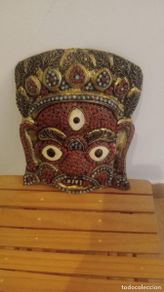 Antigüedades: Máscara ritual tibetana de Mahakala